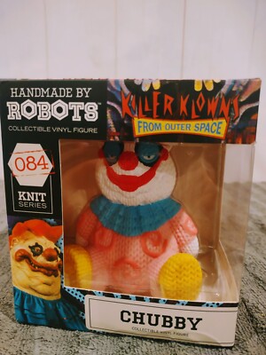 CHUBBY Killer Clowns From Outer Space Handmade By Robots #084 Knit Series    
