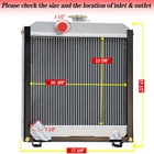 Aluminum Radiator fits Kubota KEA-72140 D1005 D1105 D1305 K05RAD2,106200000169