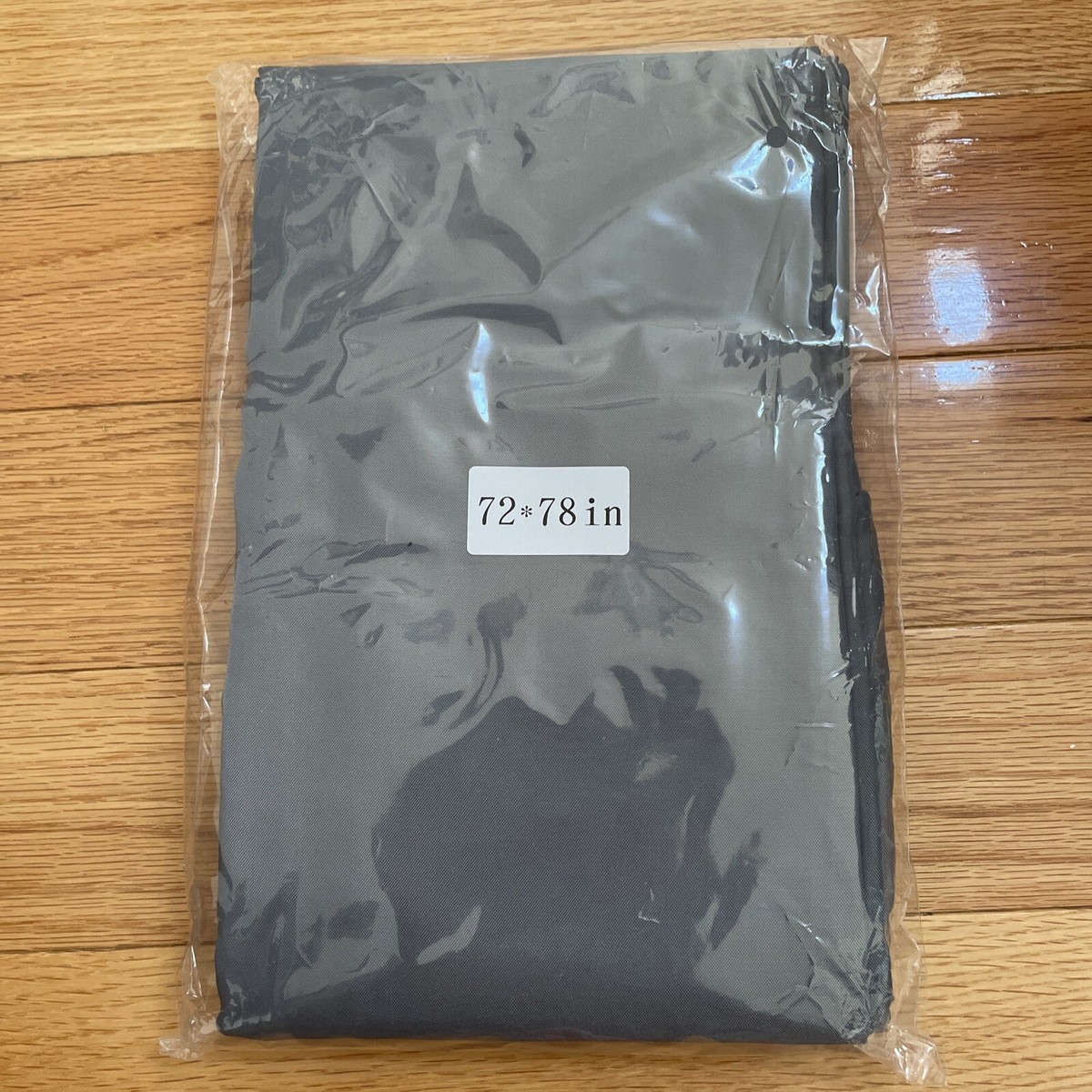 Waterproof Shower Curtain Set - Polyester Fabric 71x78.7 Inches, Opaque, Includes 12 Hooks, Grey