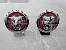 Jaguar Growler Table Desk Top Clock 82mm Car Badge Emblem GBs Finest Owners Club