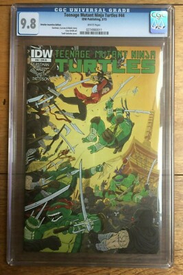 Teenage Mutant Ninja Turtles #44 1:10 Galusha Variant Key CGC 9.8 0274980011