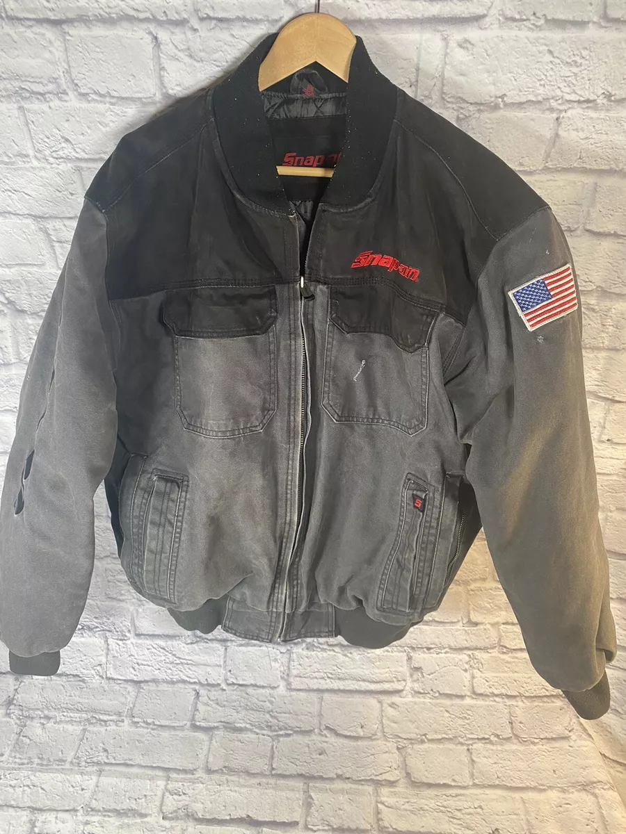 Snap on canvas best sale jacket