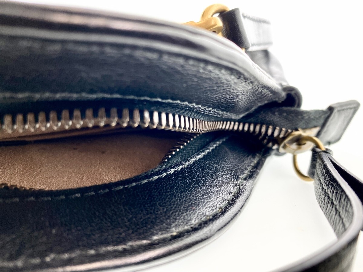 【関税&送料込】Gucci Black Leather Lion Gg Handbag Gucci Lion GG Handbag | Black | FARFETCH