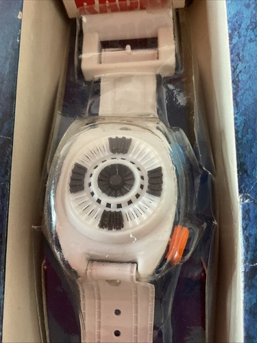 Radio de muñeca espacial Sears Roebuck de colección #51055 con caja reloj de ciencia ficción de Hong Kong - Imagen 3 de 11