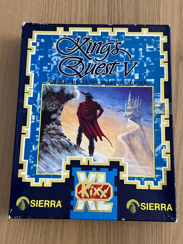 Amiga Sierra Kings Quest V Vintage Game - Boxed Working -👽👾Retro Gift Idea👾👽 - Afbeelding 10 van 24