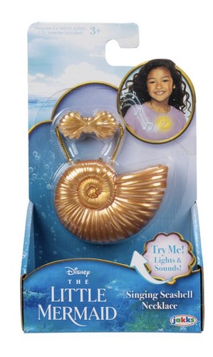 The Little Mermaid Live Action Ariel Singing Seashell Necklace