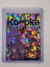 Brooks Keopka - PGA Champ Artist Signed Golf Refractor Art Card 1/1