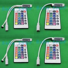 IR Remote 24 Key Controller Wireless for RGB 5050 3528 LED Flexible Strips Light