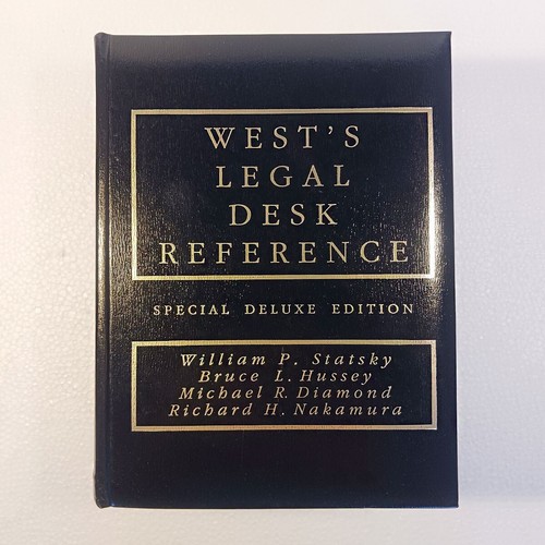 West's Legal Desk Reference, Special Deluxe Edition, Statsky et al, HC, 1991 - Picture 2 of 5