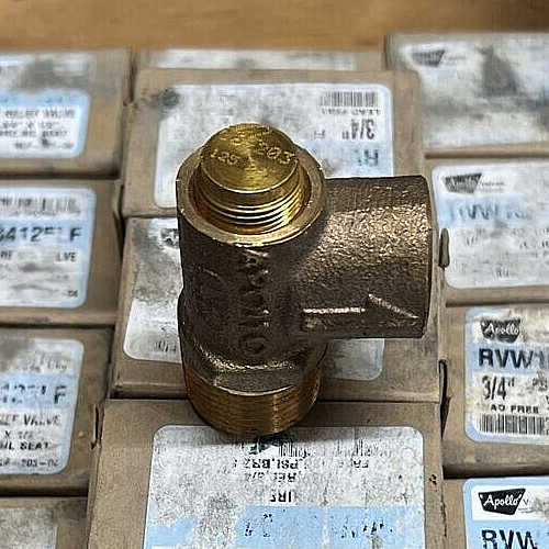 3/4 Zoll Bronze verstellbares Druckentlastungsventil bleifrei Apollo RVW16-3412LF - Bild 1 von 5