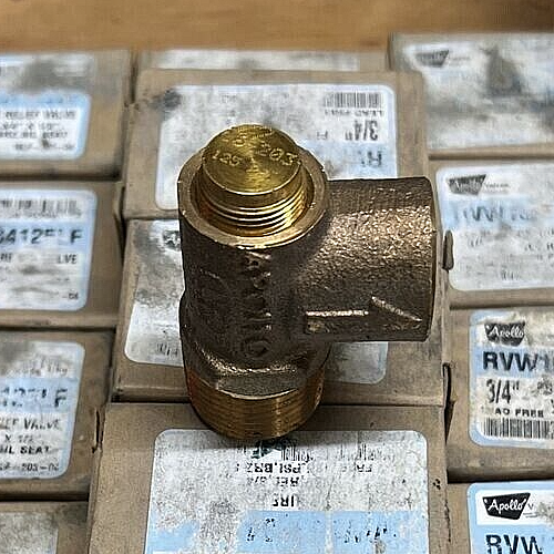 3/4” Bronze Adjustable Pressure Relief Valve Lead Free Apollo RVW16-3412LF - Picture 1 of 5