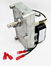 Breckwell 1 RPM Clockwise Auger Feed Motor, Gearbox Assembly for Pellet Stoves,