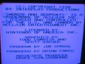 Swords & Serpents (NES, 1990) By Acclaim (Cartridge & Manual) NTSC