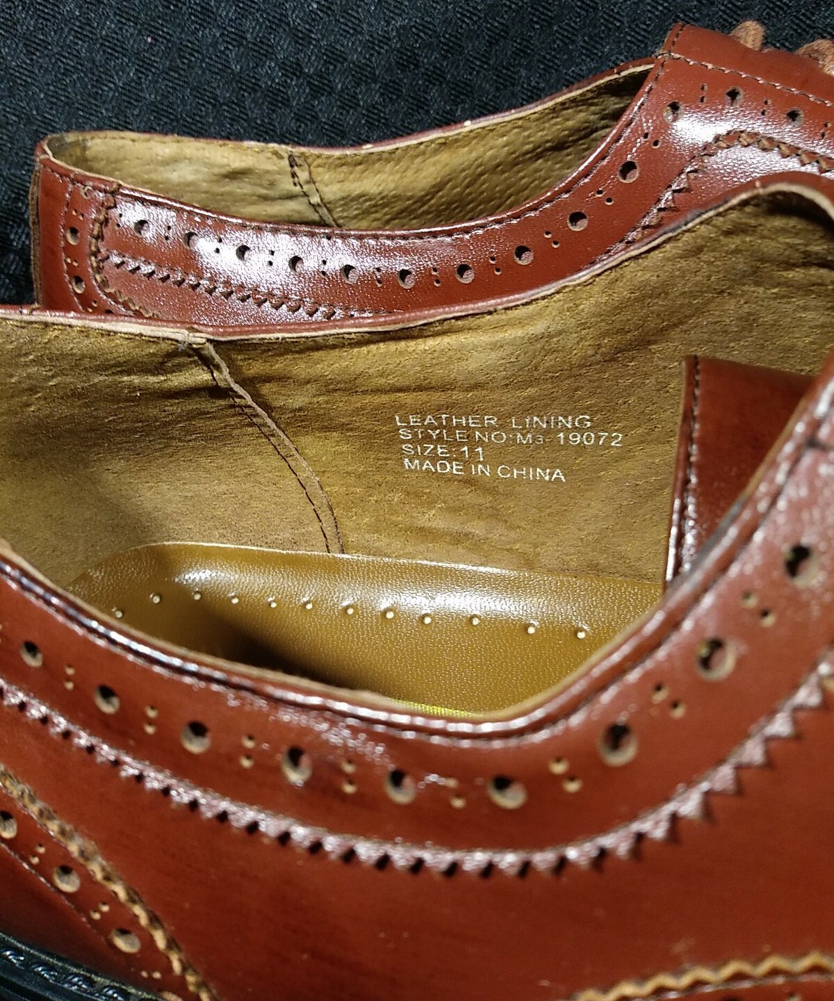 SAOLA Scarpe uomo Delli Aldo taglia 11 punta tonda. Fodera in vera pelle.