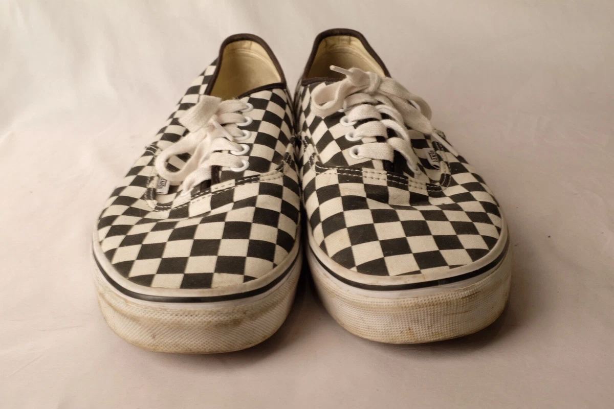 Checkerboard vans authentic clearance ebay