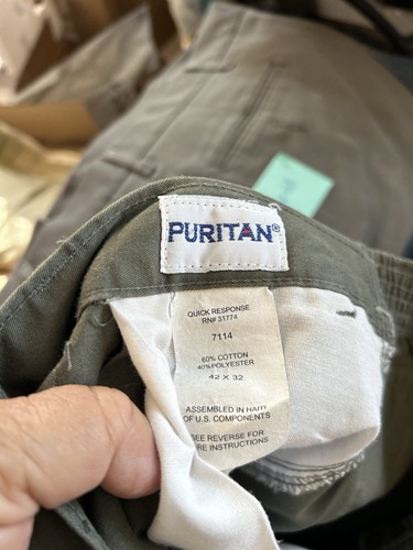 Herren Puritan Slacks, nagelneu, Größe 42/32, od grün - Bild 3 von 3