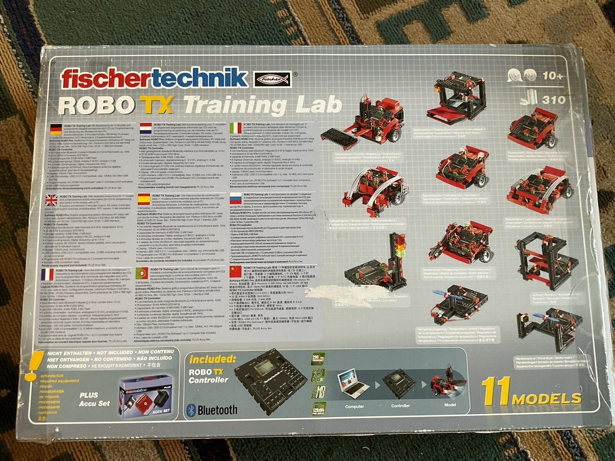 FISCHERTECHNIK ROBO TX TRAINING LAB - 11 MODELS N.O.S. | eBay
