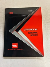 1993 GMC Typhoon Shop Manual Supplement Original OEM Turbo Repair Service Book