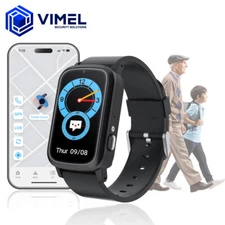 Smartwatch GPS Tracker for Kids and Older People 4G LIVE Monitoring App SOS