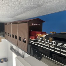 O Scale Covered Bridge Kit adapted To Work On lionel s girder Bridge