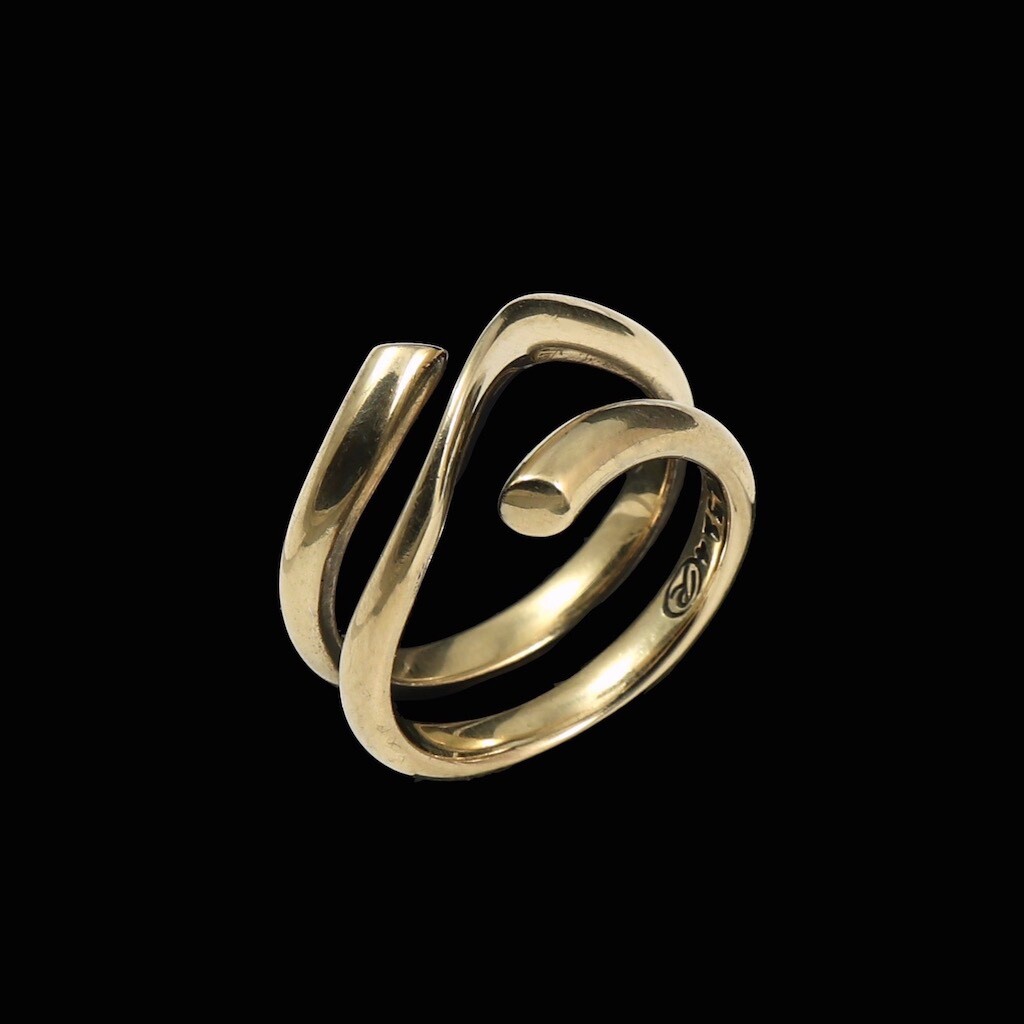 Georg Jensen. 18k Yellow Gold Ring. - Magic #1314 - 54mm. | eBay