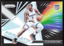2021-22 1107E Panini Prizm Prizmatic SILVER PRIZM De'Aaron Fox Sacramento Kings