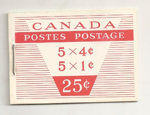 Canada Stamps - Booklet - Wilding - McCann no. BK51b - MNH