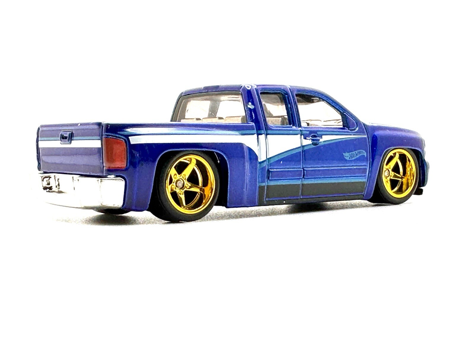 5x PACK Deep Dish GOLD Electroplt Wheels FITS 07 SILVERADO Rubber Tires for 1/64