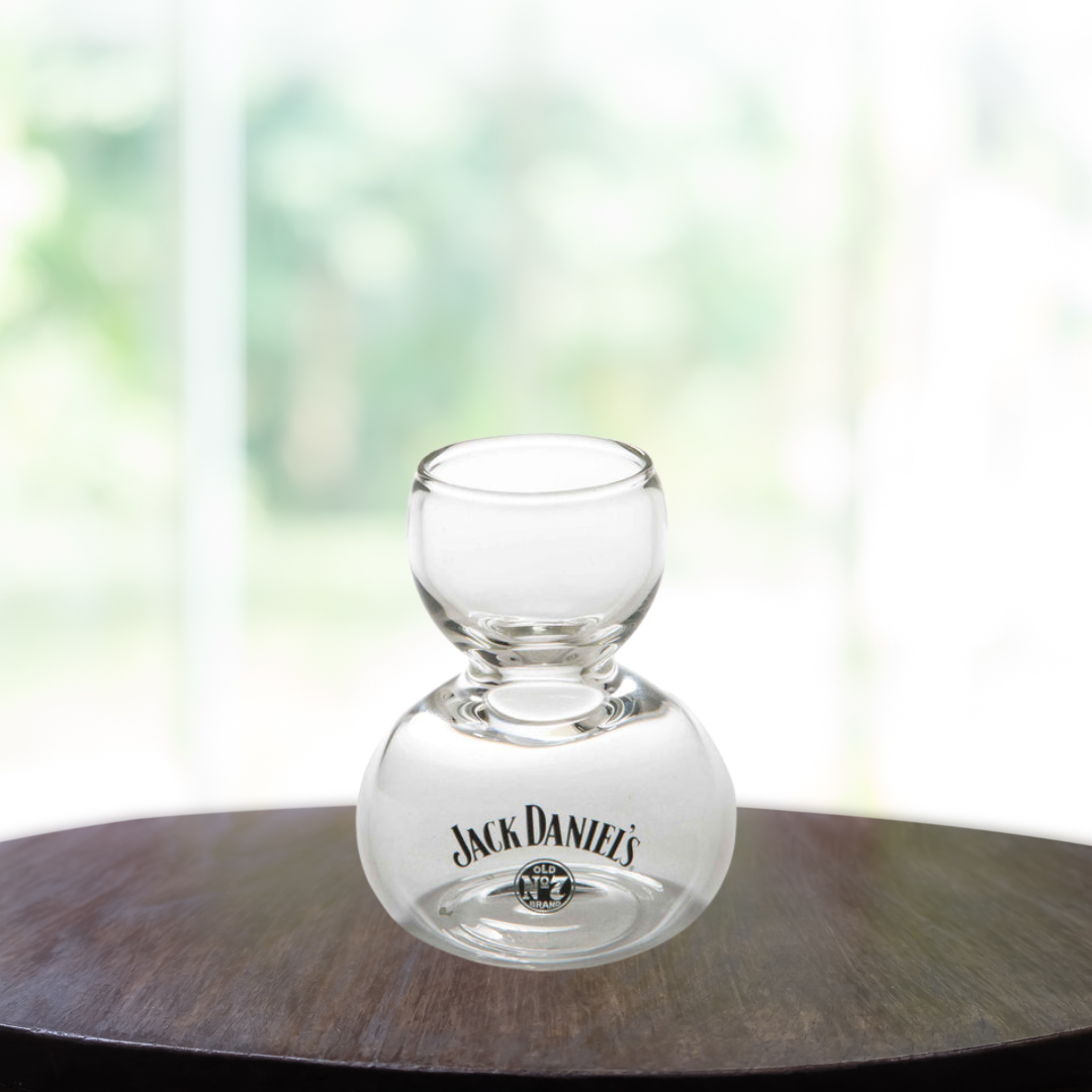 Jack Daniel's - Jigger Double Bubble Shot Glass Chaser - Whiskey