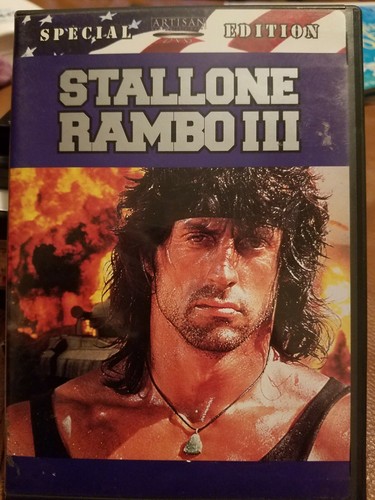 =RAMBO 3 (DVD 1988 TriStar Pictures) Sylvester Stallone, Richard Crenna VG - 第 1/1 張圖片
