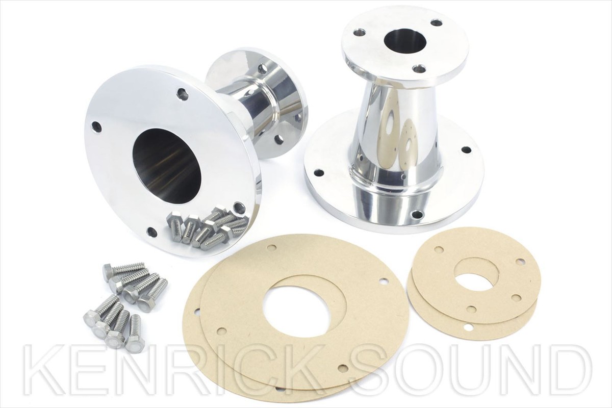 JBL 2327 type stainless Throat conversion adapter pair from JAPAN