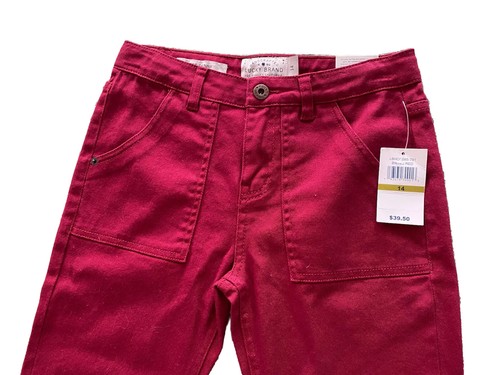 Lucky Brand Zoe Skinny Jeans Size Youth 14 Stretch NWT Burgundy - Picture 2 of 10