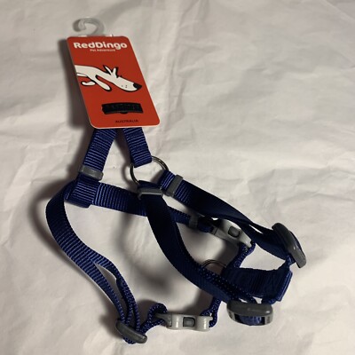 NWT Red Dingo Classic Dog Harness, Small, Blue