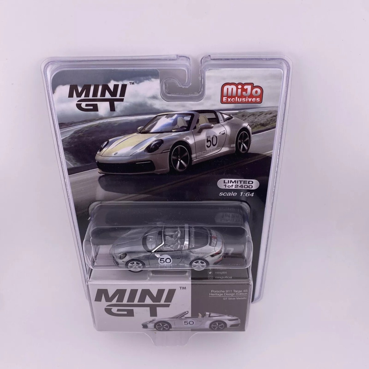 ミニカー MINI GT Porsche 911 Targa 4S Heritage Mini GT 1:64 Porsche 911 Targa 4S Heritage Design Edition GT