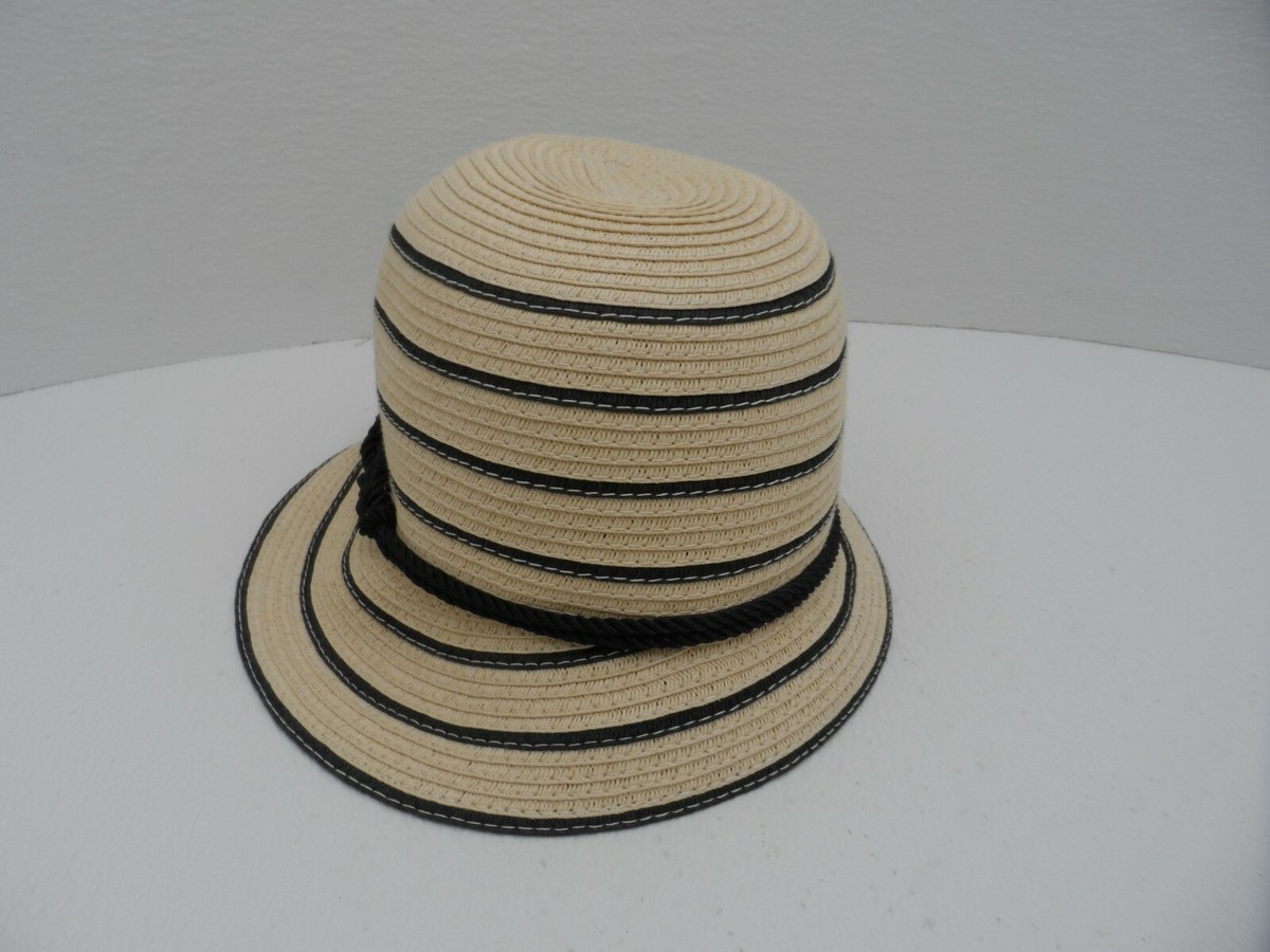 August Straw Bucket Hat august hat company Navy Adjustable Sun Hat | Mercari main image 3