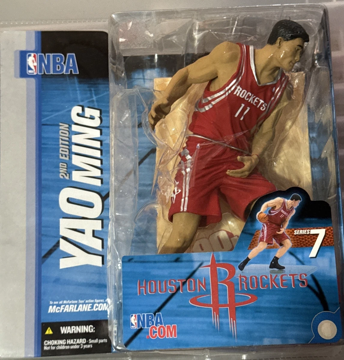 Yao Ming 2nd Edition McFarlane NBA Series 7 figure RED Uniform New Basketball