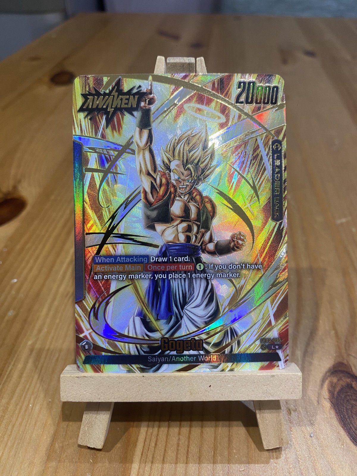 Gogeta FB05-095 | New Adventure | NM | L* Alternate Art | DBS Fusion World 