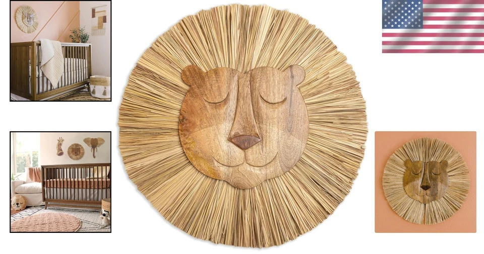 Образовательная тема джунглей настенное искусство — дизайн льва для творческих детских садов - Изображение 2 из 4