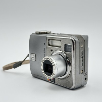 Kodak EasyShare C340 5MP Compact Digital Camera Only Silver - Main Image