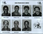 Press Photo San Francisco 49ers football players - cvb62137 — photo 1