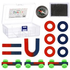 Sntieecr Labs Junior Science Magnetism Set for Experiment Education, Small
