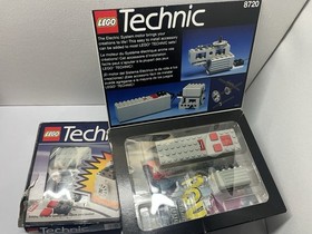 LEGO TECHNIC 8720 & 8735 (Used/incomplete)  Motors, Gears, Rubber Bands, Wheels