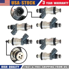 6* Fuel Injectors High-Quality For Toyota 4Runner 1996-98 Tacoma T100 95-98 3.4L