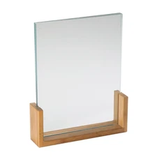 Cal-Mil 1510-811-60 Bamboo 8.5 x 11" U-Frame Card Holder