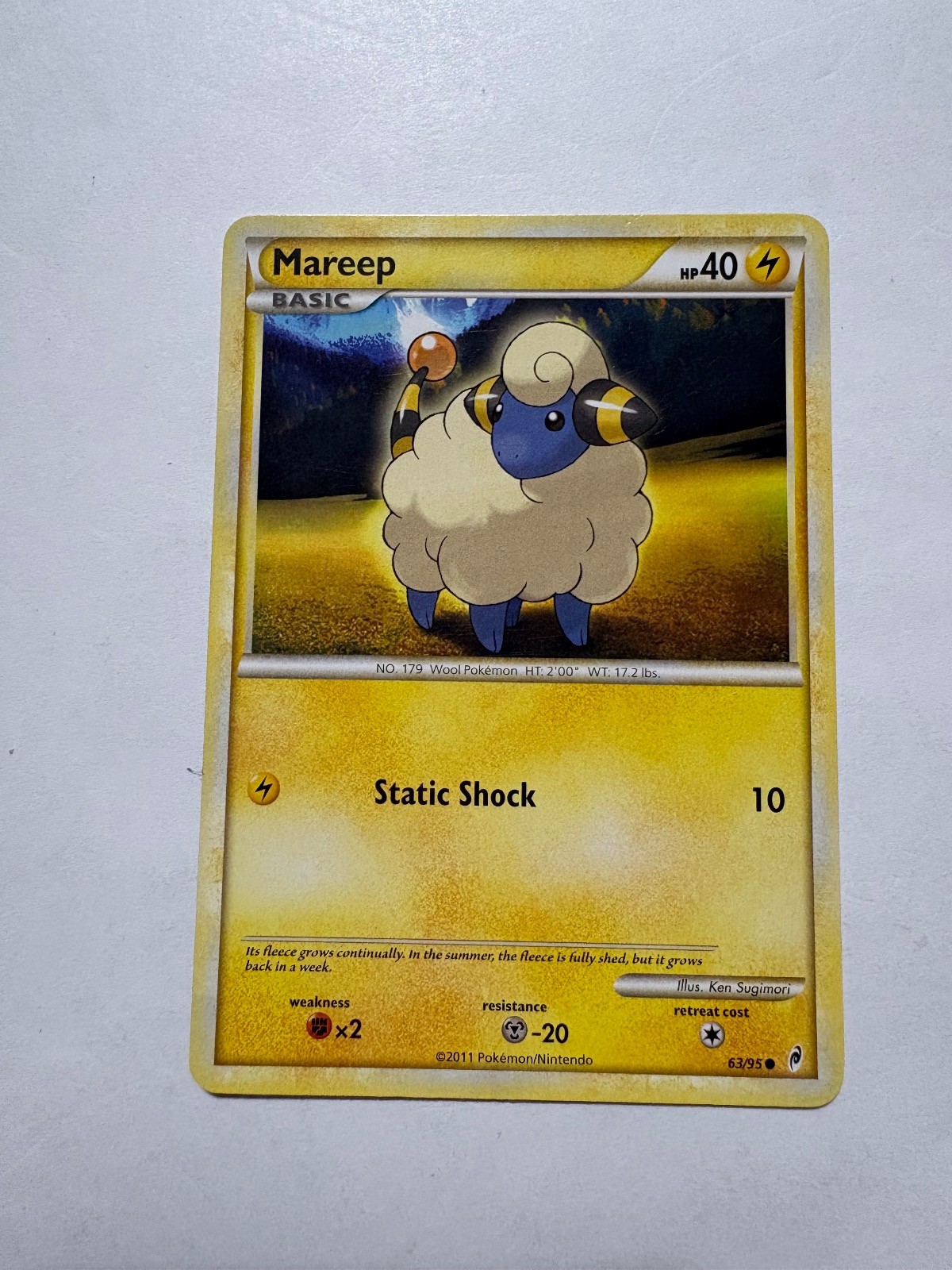 Mareep Common Call of Legends NM 63/95