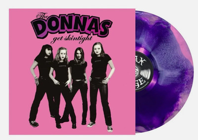 The Donnas Get Skintight Purple Pink Vinyl LP WAX MAGE New  ONLY 25 PRESSED!