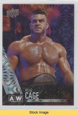 2021 Upper Deck AEW All Elite Wrestling Pyro Brian Cage #45 READ gz3