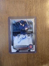 Josiah Hartshorn 2025 Bowman Draft 1st Rookie Autograph Base Cubs
