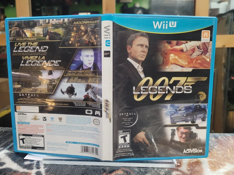 007 Legends Wii U CIB EN/FR Tested Free Shipping in Canada !! - Image 2 of 4