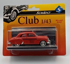 Solido #4529,1950 Chevrolet Sedan Lionelville Orange Taxi, Diecast Metal,1:43NIB